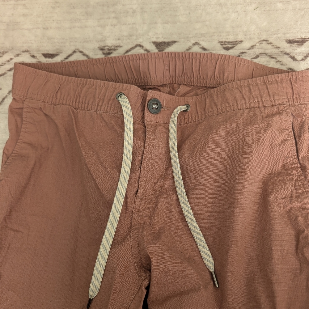 Vuori Red and Pink Jogger Track Pants Relaxed Fit - Picture 6 of 6